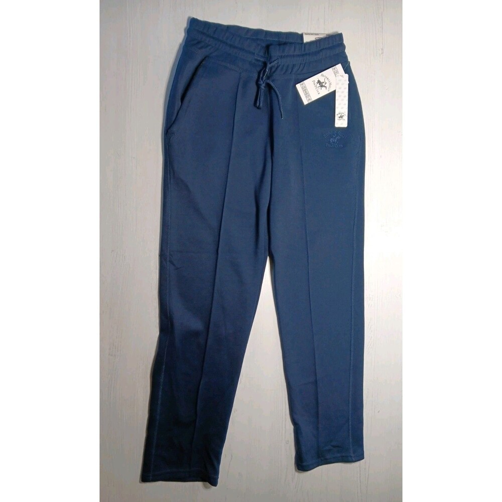 Beverly Hills Polo Club Mens Sweatpants Small Rapid Dry Tech Navy Blue Jogging